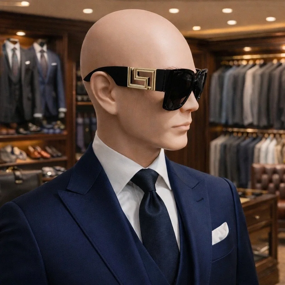 Sunglasses Men Fashion‎ Metal  Shades UV400 Protection